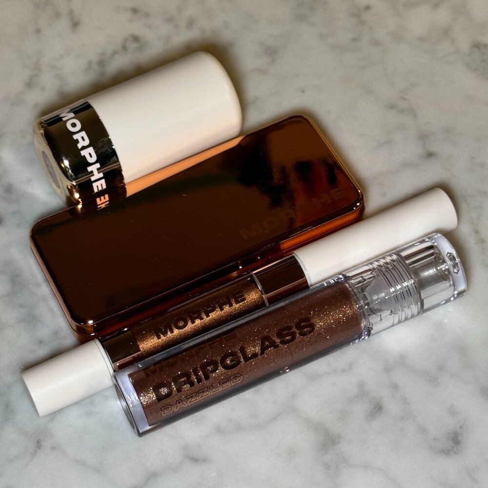 Morphe Makeup Kit | Eyeshadow, Lip Gloss, Highlighter Stick, Shadow Stick | NEW